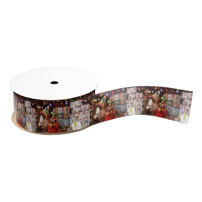 Party Guinea Pig Grosgrain Ribbon (Spool)