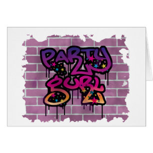 party gurl (girl) graffiti design