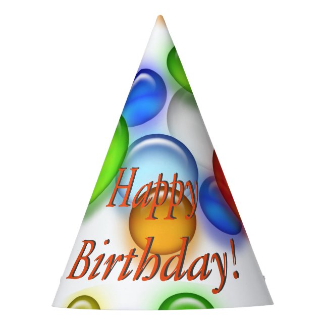 Party Hat - Birthday Bubbles (Front)