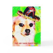 Party Hat Greeting Card