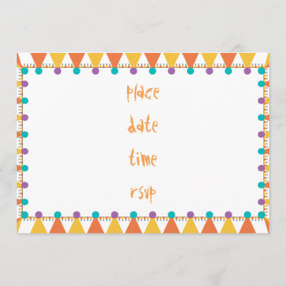 party hat invitation