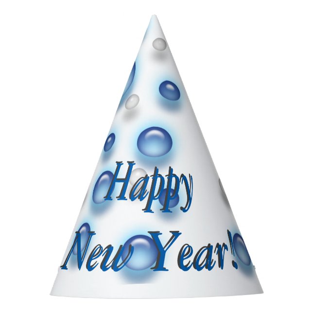 Party Hat - New Year Bubbles (Front)