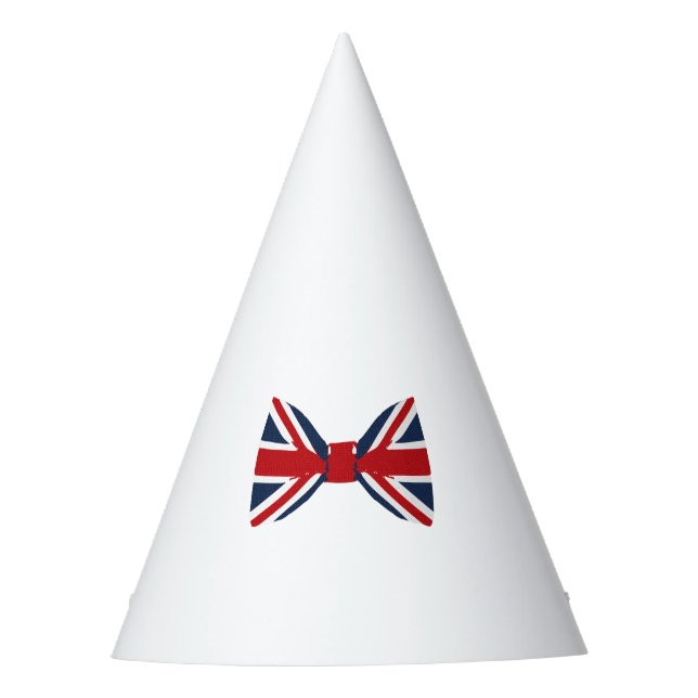 Party Hat - Union Jack Bow Tie (Front)