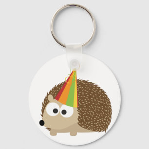 Party hedgehog keychain
