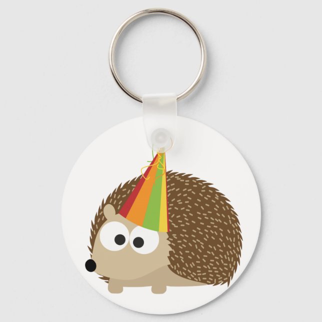 Party hedgehog keychain (Front)