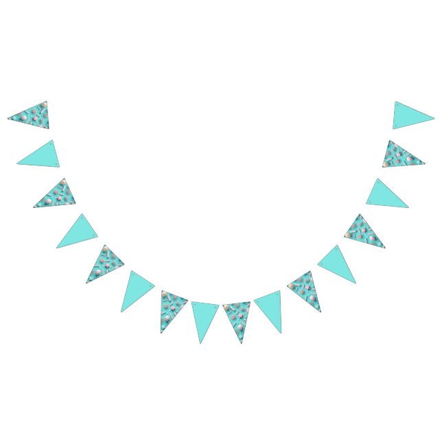 Party in Blue Bunting Flags (All)