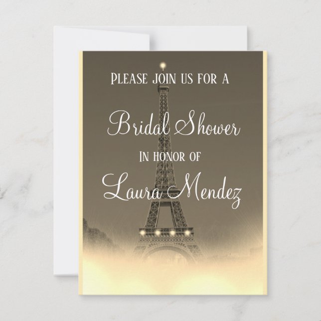 party in Paris Invitation (Front)