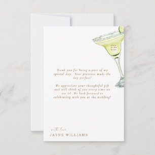 Party in the House Margarita Message II Thank You Card