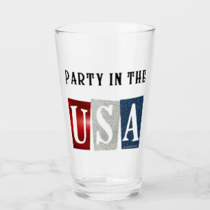 Party in the USA Glass
