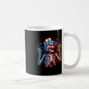 Party In The Usa Rock Hand July 4th Funny American Coffee Mug