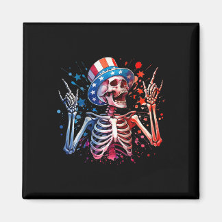 Party In The Usa Rock Hand July 4th Funny American Magnet