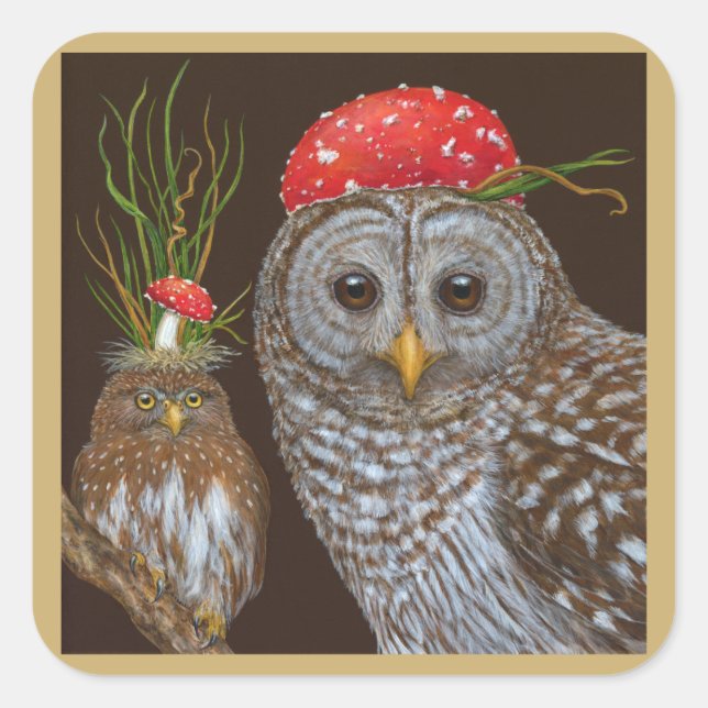 Party in the Woods stickers (Front)