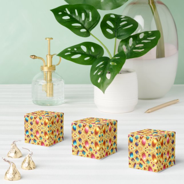 Party in Yellow Favor Box (Multiple)