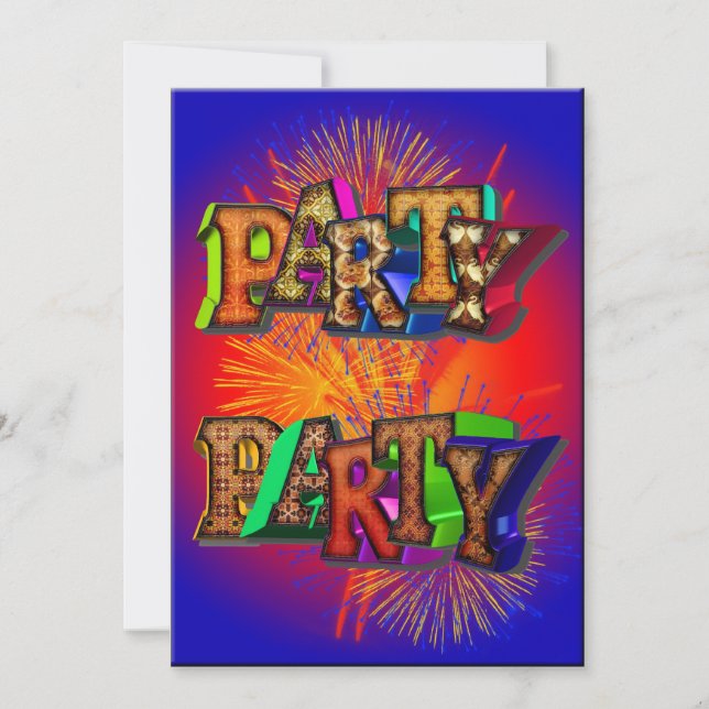 Party invitation (Front)