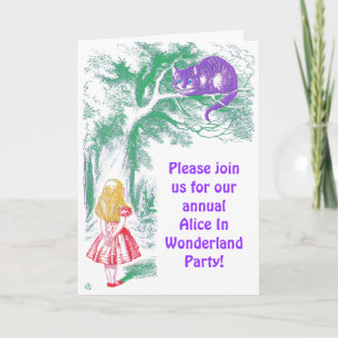 Party Invitation: "Cheshire Cat" Invitation