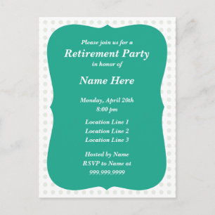 Party Invitation Postcard