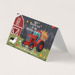 Party invitation you can personalise to your taste