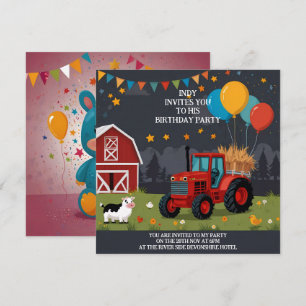 Party invitation you can personalise to your taste