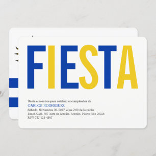 Party: Invitations: Uruguay: Uruguayan Flag Invitation