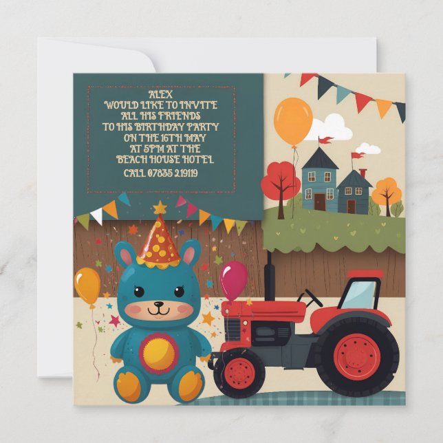 Party invites (Front)