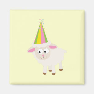 Party Lamb Magnet
