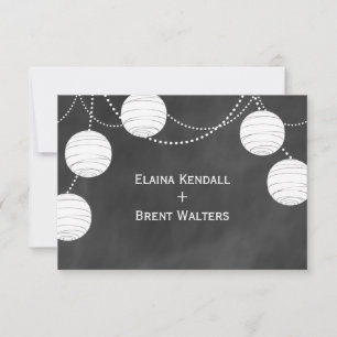 Party Lanterns on Chalk RSVP