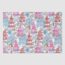 Party Leopards in Pagoda Forest In Spicy Pink