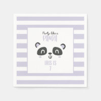 Party like a panda bright colourful birthday