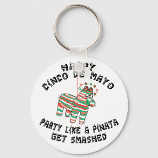 Party Like A Pinata Cinco de Mayo Keychain