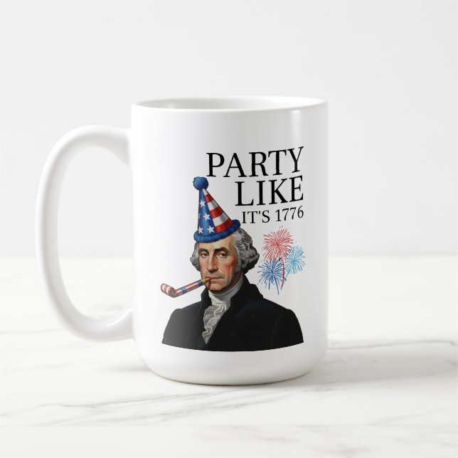 Party Like It’s 1776 Coffee Mug (Left)