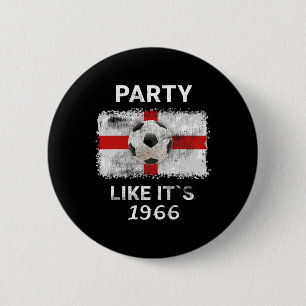 Party Like It`s 1966 St George Footll Soccer 2 Inch Round Button