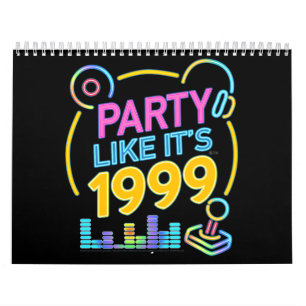 Party Like It’s 1999®™ – Electric Neon Soundtrack  Calendar