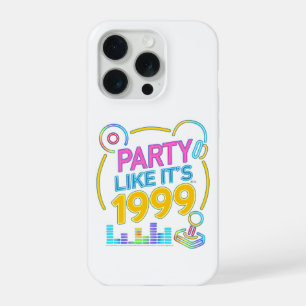 Party Like It’s 1999®™ – Electric Neon Soundtrack iPhone 15 Pro Case