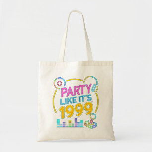 Party Like It’s 1999®™ – Electric Neon Soundtrack Tote Bag