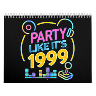 Party Like It’s 1999®™ – Neon Soundtrack  Calendar