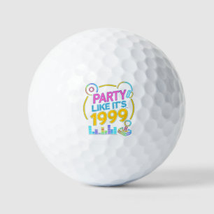 Party Like It’s 1999®™ – Neon Soundtrack Golf Balls