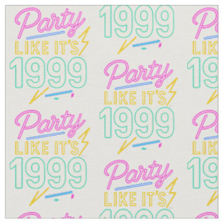 Party Like It’s 1999®™ – Neon Voltage Fabric