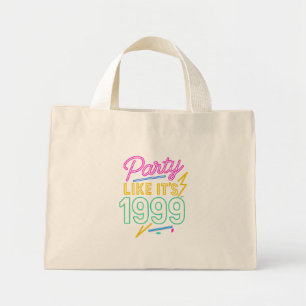 Party Like It’s 1999®™ – Neon Voltage Mini Tote Bag