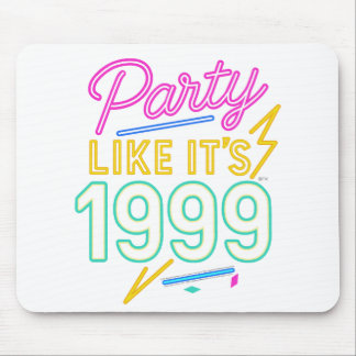Party Like It’s 1999®™ – Neon Voltage Mouse Pad
