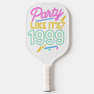 Party Like It’s 1999®™ – Neon Voltage Pickleball Paddle