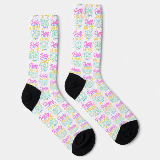 Party Like It’s 1999®™ – Neon Voltage Socks