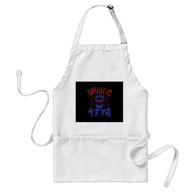 Party Like It's 1779 Treding Standard Apron (Front)