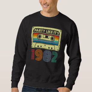 Party Like It's 1982 Retro 70s Party Outfit Costum Sweatshirt