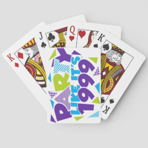Party Like It's 1999®™ Playing Cards - Design 01
