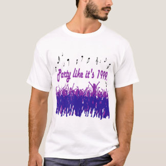 Party Like It's 1999® - T-Shirt - Des 14 Purple Pe