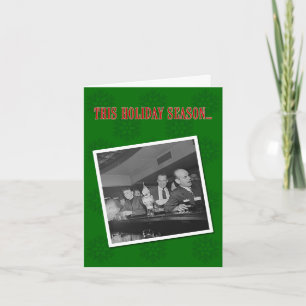 Party Like Mad Men Holiday Greeting Card