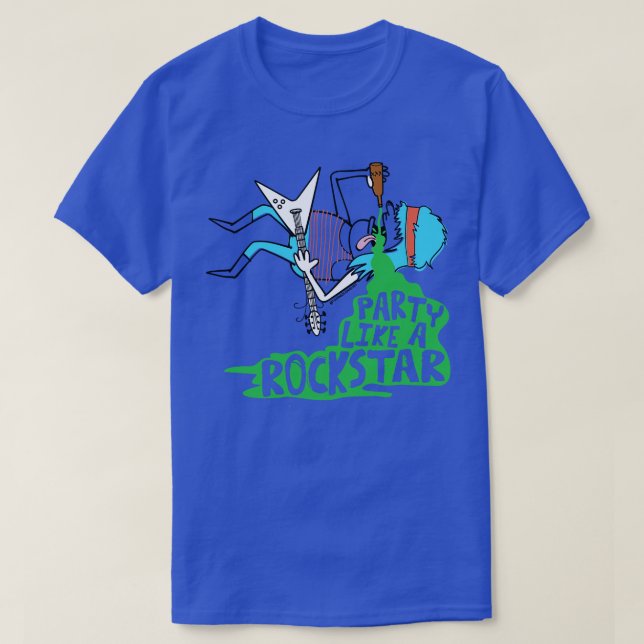 PARTY LIKE ROCKSTAR T-Shirt (Design Front)