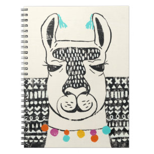 Party Llama - Portrait Notebook