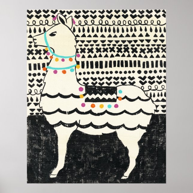 Party Llama Poster (Front)