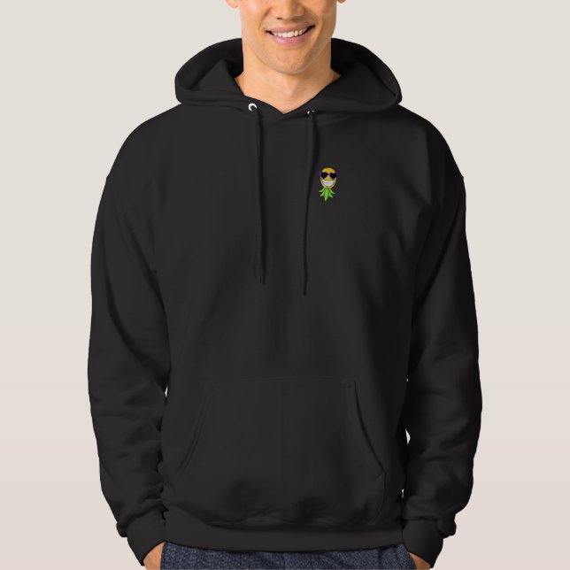 Party Mode Upside Down Pineapple Swinger Vanilla S Hoodie (Front)